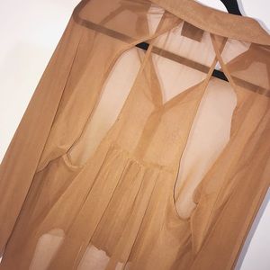 Beautiful Orange Blouse from Melrose, LA Boutique